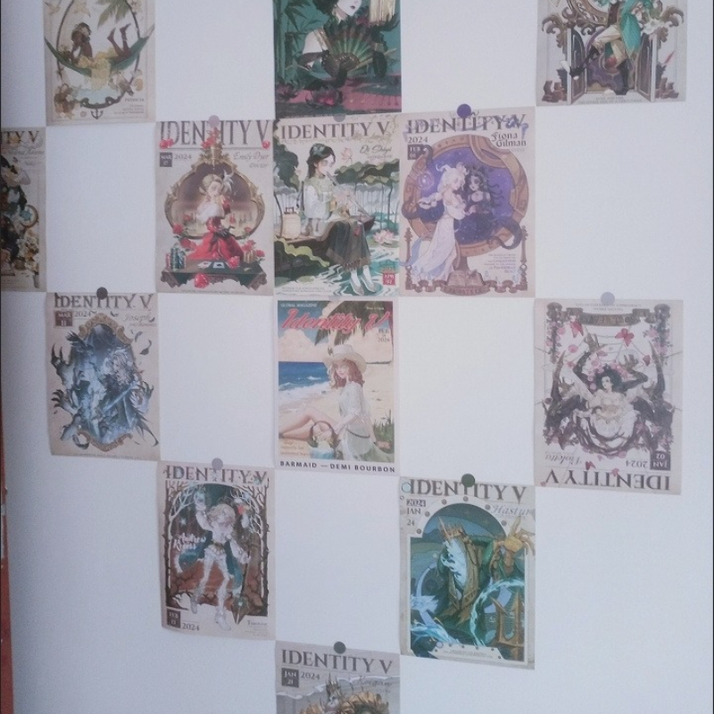 Poster game seri Identity V uk - Anime Related Merchandise ulasan dan harga