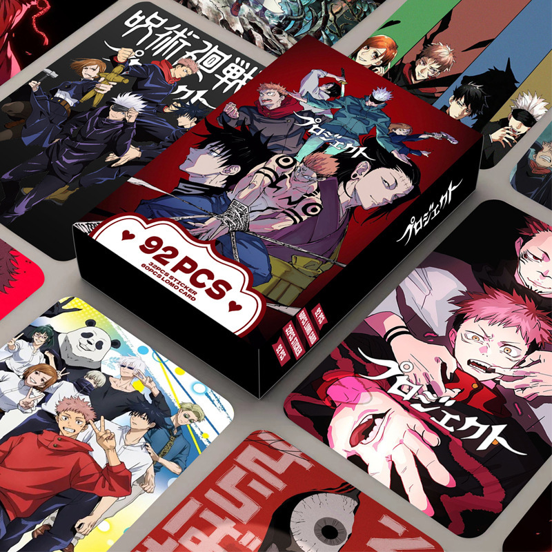 92 Pcs Kartu Jujutsu Kaisen Ka - Anime Jujutsu Kaisen Merchandise ulasan dan harga