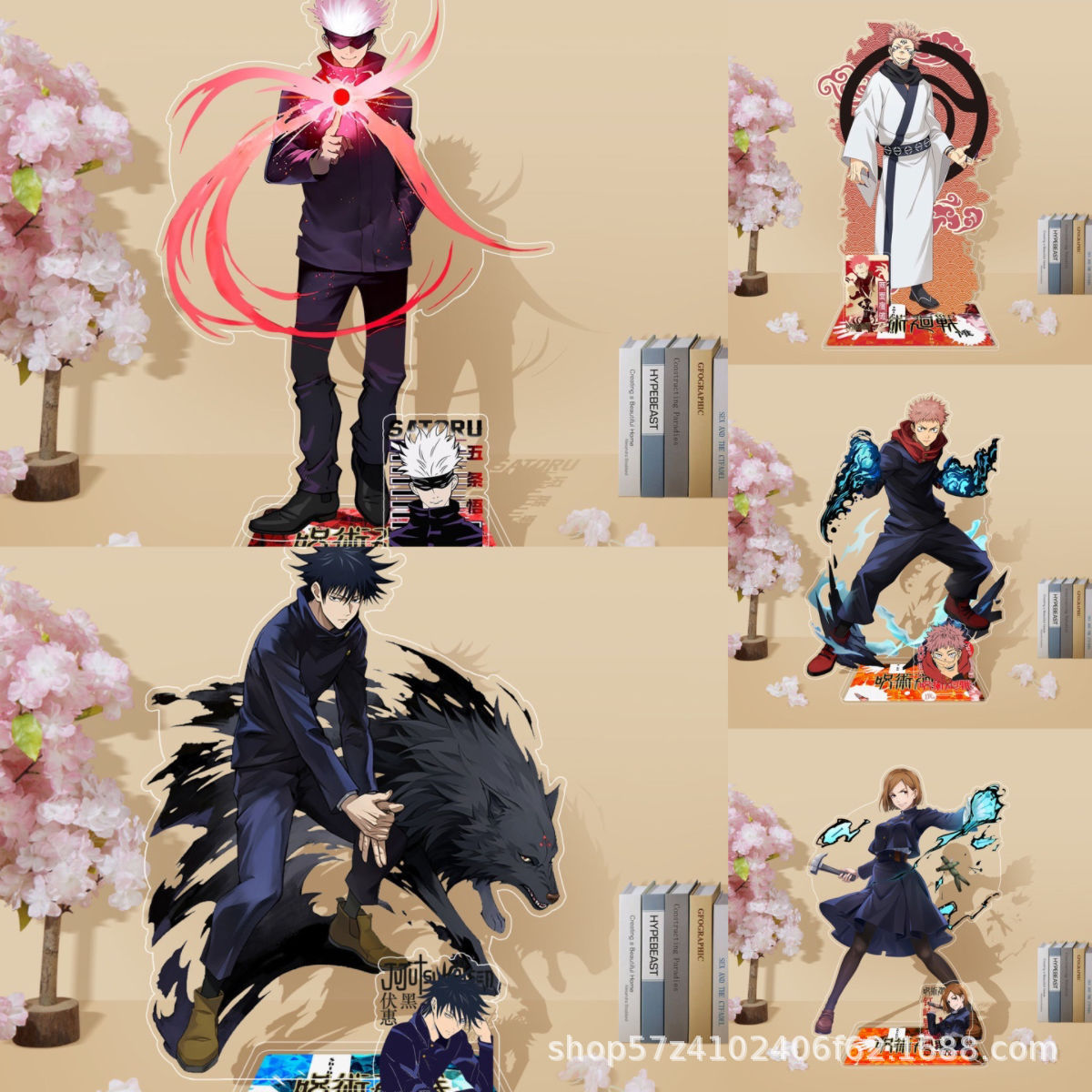 Stand Akrilik Anime Jujutsu Ka - Anime Jujutsu Kaisen Merchandise ulasan dan harga
